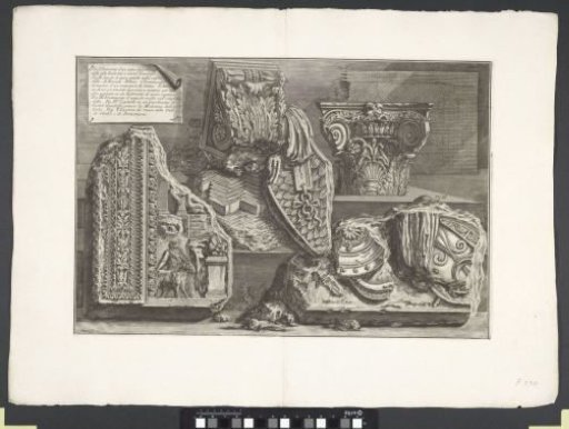 Capitals and other fragments from Albano