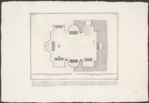 Plan of the tomb of the freedmen and slaves of the family of Augustus