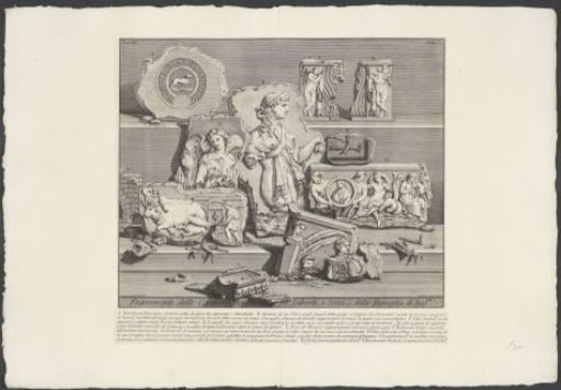 Fragments from the tomb of the freedmen and slaves of the family of Augustus