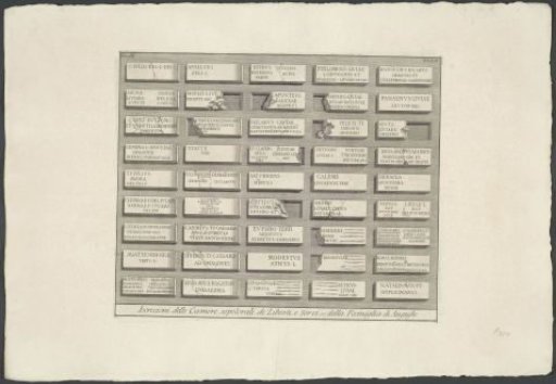 Inscriptions from the tomb of the freedmen and slaves of the family of Augustus