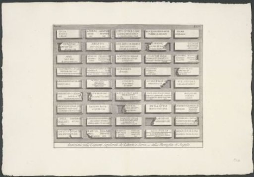 Inscriptions from the tomb of the freedmen and slaves of the family of Augustus
