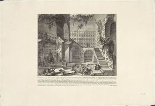 Interior of the tomb of the freedmen and slaves of the family of Augustus