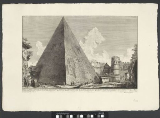 Pyramid of Cestius in Rome