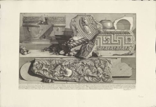 Fragments from the Tomb of Caecilia Metella in Rome