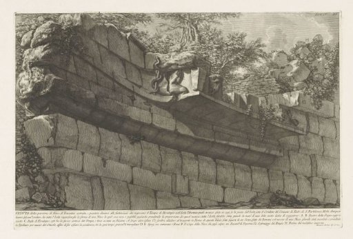 Foundation of the Temple of Aesculapius on Tiber Island in Rome