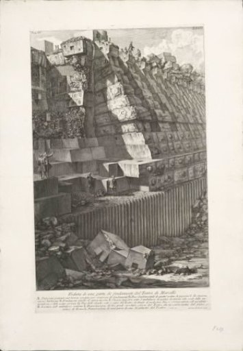Foundation of the Theatre of Marcellus in Rome