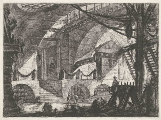 Dungeon with sawhorse