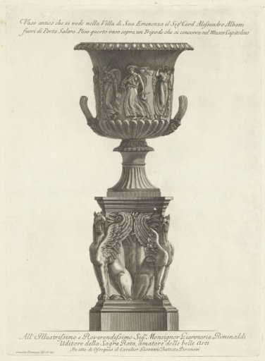 Vase on a pedestal