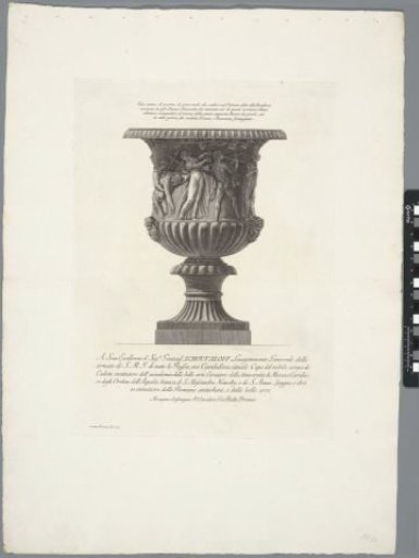 Vase with Silenus and Bacchantes