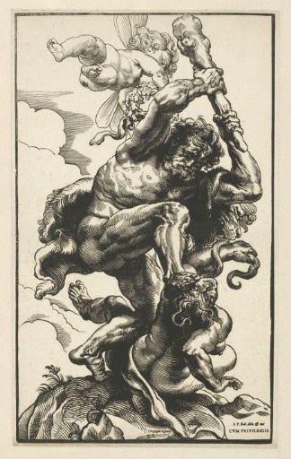 Hercules overcomes Discord and Envy