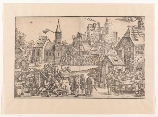 Village fair (left part)