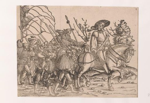 Military procession to the right (part 1)