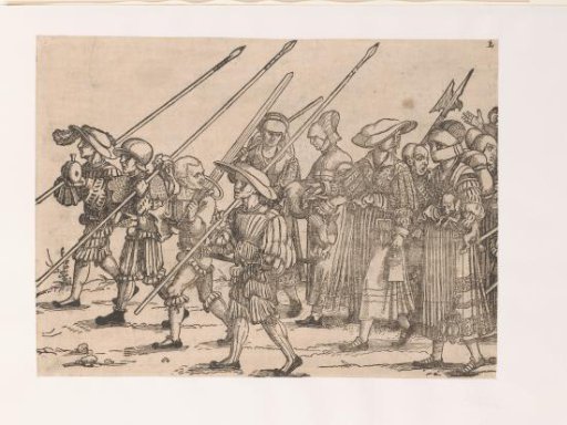 Military procession to the left (part 2)