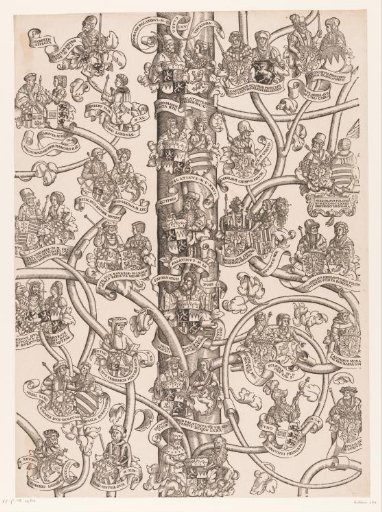 Genealogy of Frederick and Ottheinrich of Palatinate-Neuburg (plate 14)