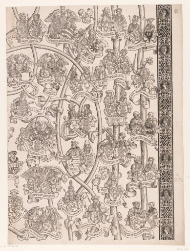 Genealogy of Frederick and Ottheinrich of Palatinate-Neuburg (plate 15)