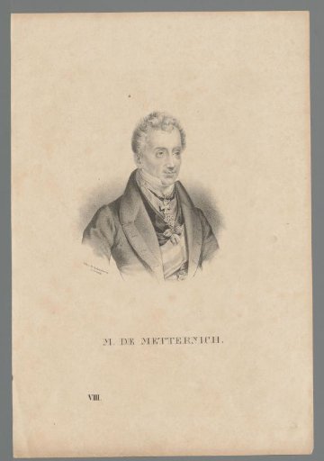 Portrait of Klemens Wenzel Metternich