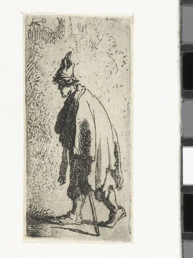 Beggar with a staff