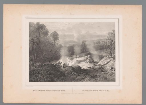 Crater of the volcano Pulu-Sari on Java