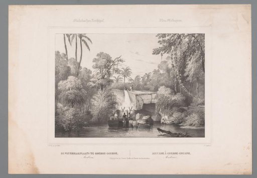 View of a waterfall in Goeroe-Goeroe at Ambon