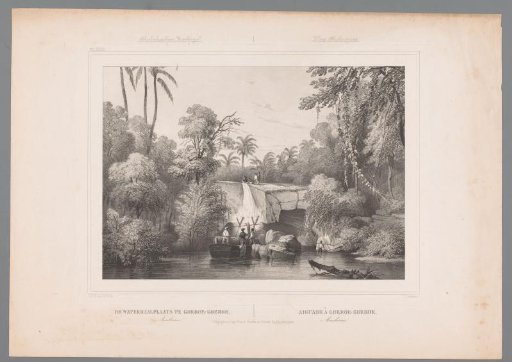View of a waterfall in Goeroe-Goeroe at Ambon