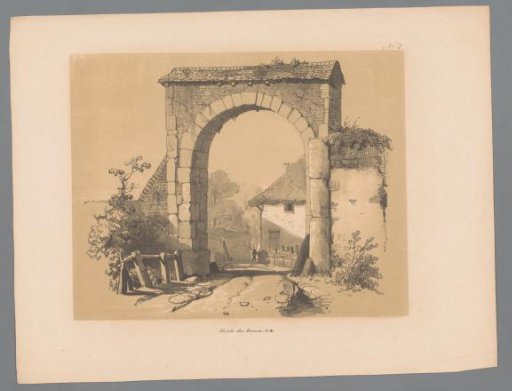 View of a city gate