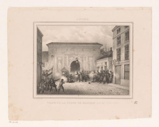 Capture of the Mechelen Gate in Antwerp