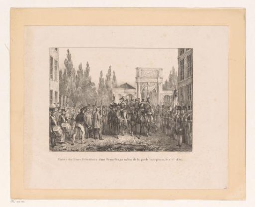 Entry of the Prince of Orange into Brussels, 1830
