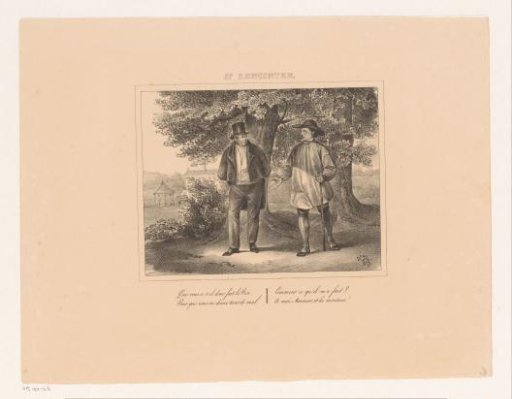 King William I speaking with a miller