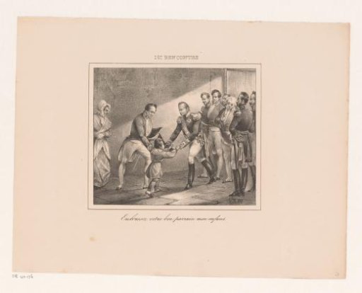 King William I meeting his godchild
