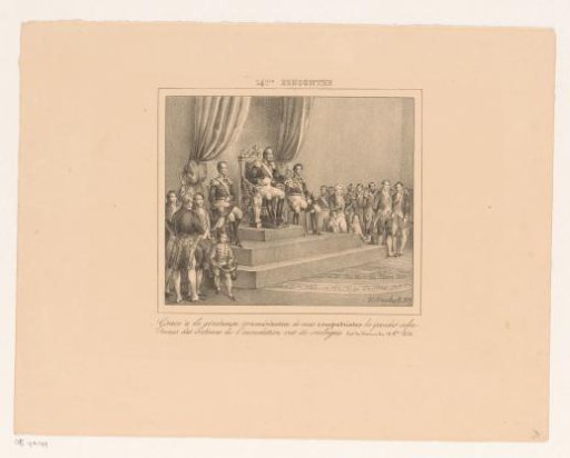 King William I Expresses Gratitude for Aid Given to the Victims of the Flood of 1826