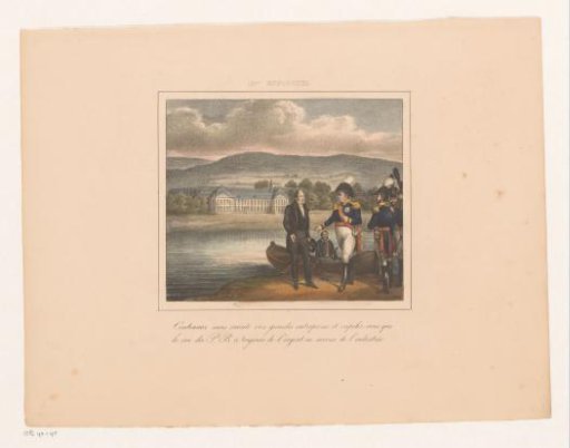 King William I Meets the Industrialist Cockerill, 1829