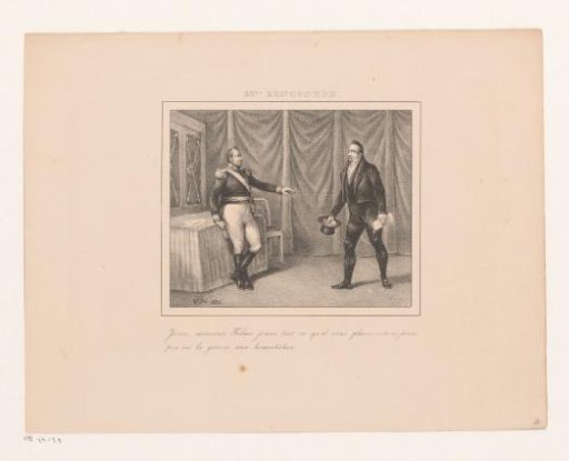 King William I Grants Talma Permission to Play Whatever He Wishes