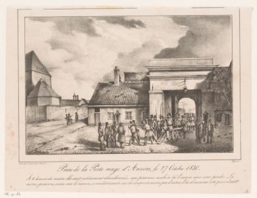 Capture of the Rodepoort at Antwerp