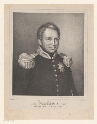 Portrait of William I, King of the Netherlands