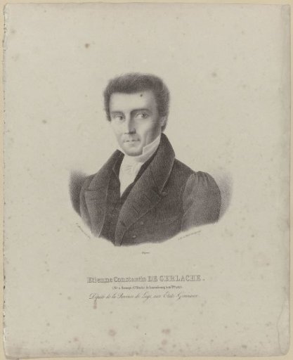 Portrait of Etienne Constantin De Gerlache, 1829