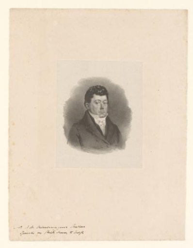 Portrait of Jacob Hendrik Onderdewijngaart Canzius