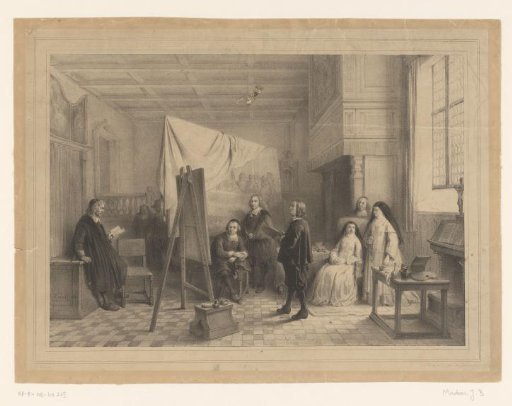 Philippe de Champaigne at work at Port-Royal-des-Champs