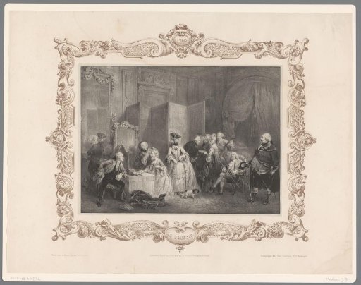 Company in a boudoir