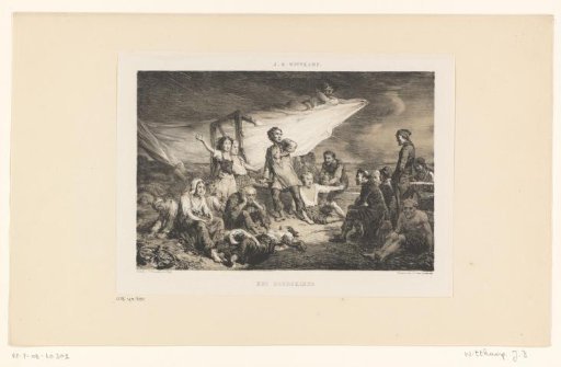 Devil Over a Group of the Dying