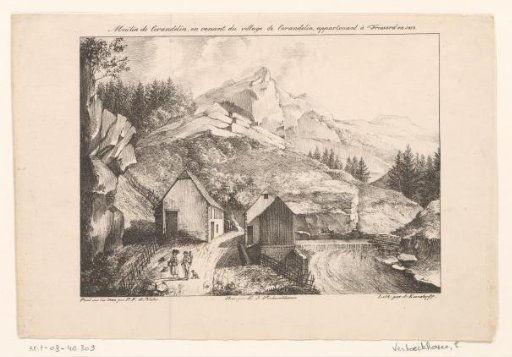 Landscape with a view of the mill of Corandelin