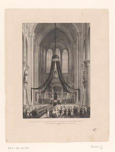 Service for De Merode, 1830