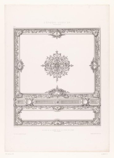 Ceiling of the room of the Prince of Rohan in the Hôtel de Soubise
