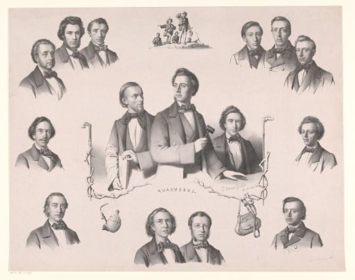 Portraits of Members of the Walking Society Ahasverus