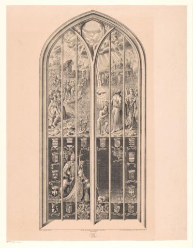 Baptism of Christ in the Jordan with founders' portraits