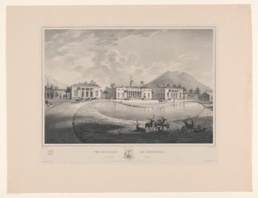 View of the palace at Buitenzorg