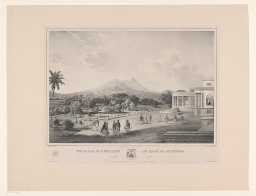 View of the Botanical Garden at Buitenzorg