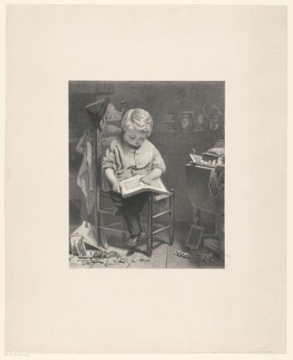 Reading boy