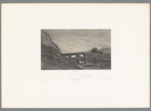 View of the Pont Marie in Paris