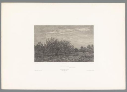 Country Road with Women and a Donkey