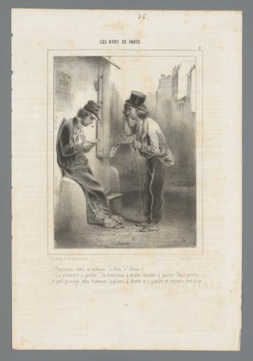 Man Asking the Way of Another Man